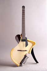 Picture of custom electric guitar made by Michiro Matsuda